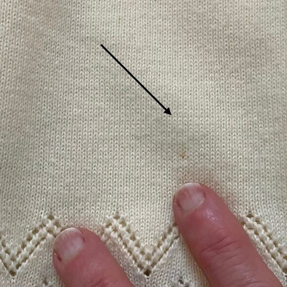 Pale Butter Yellow 3/4 Sleeve Cotton Blend Mock Shirt/Top Cardigan Combo/Set 2X - Picture 11 of 12